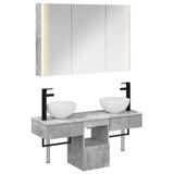vidaXL Badkamerkast set 4 pcs Wit 103,5 x 15,5 x 70 cm Bewerkt hout