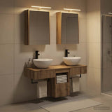 vidaXL Bathroom Cabinet Set 5 Pieces Concrete Grey Engineered Wood