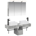 vidaXL Badkamerkast set 4 pcs Wit 100 x 14,5 x 70 cm Bewerkt hout