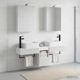 vidaXL Badkamerkast set 5 pcs Wit 50 x 14,5 x 70 cm Bewerkt hout