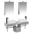 vidaXL Badkamerkast set 5 pcs Wit 50 x 14,5 x 70 cm Bewerkt hout