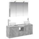 vidaXL Badkamerkast set 4 pcs Wit 100 x 14,5 x 70 cm Bewerkt hout