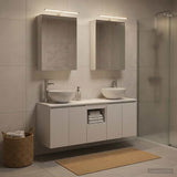 vidaXL Badkamerkast set 5 pcs Wit 50 x 14,5 x 70 cm Bewerkt hout