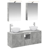 vidaXL Badkamerkast set 5 pcs Wit 50 x 14,5 x 70 cm Bewerkt hout