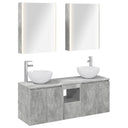 vidaXL Badkamerkast set 5 pcs Wit 53 x 15,5 x 70 cm Bewerkt hout