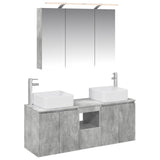 vidaXL Badkamerkast set 4 pcs Wit 100 x 14,5 x 70 cm Bewerkt hout