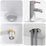 vidaXL Badkamerkast set 4 pcs Wit Bewerkt hout