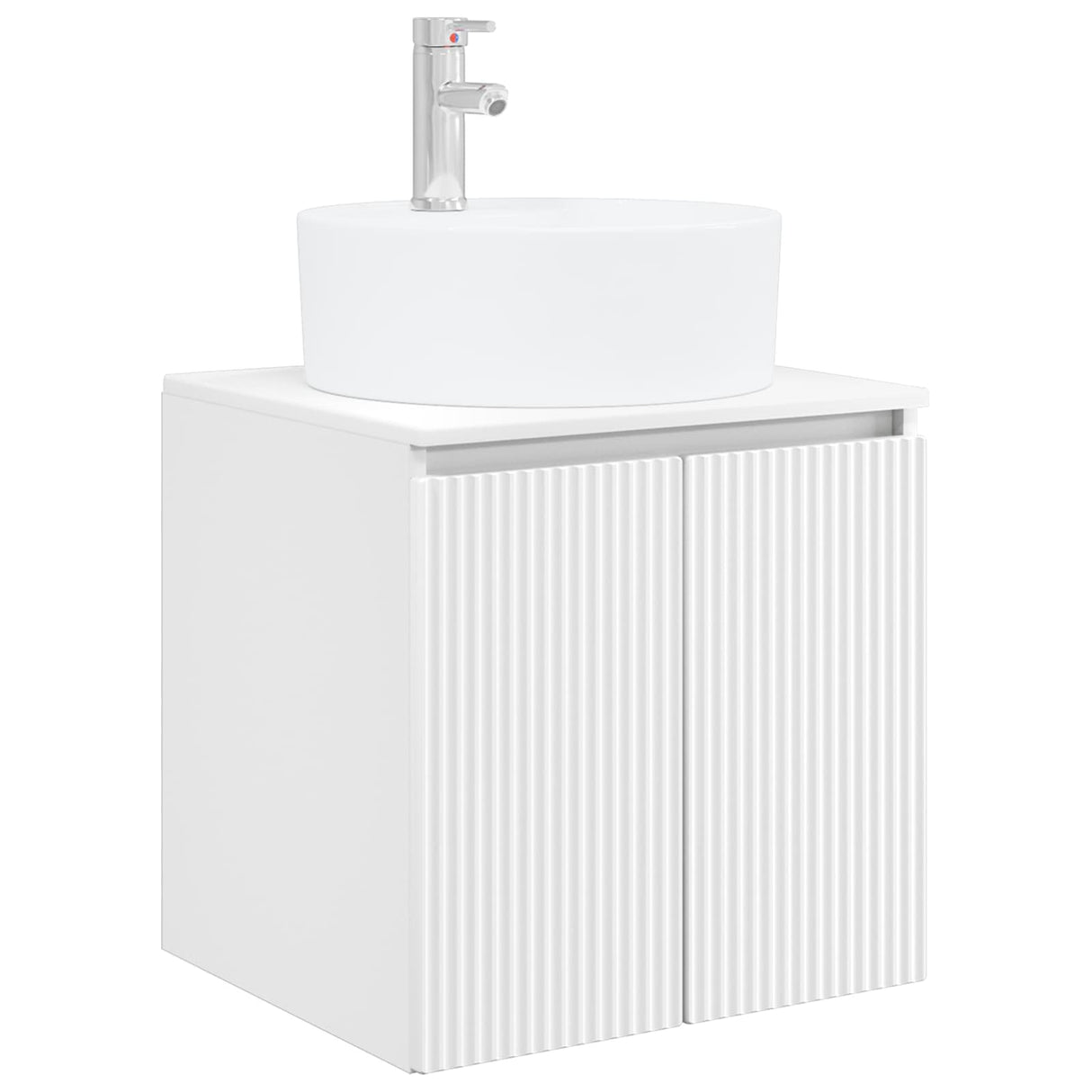 vidaXL Bathroom Cabinet Set 4 pcs White Engineered Wood