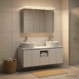 vidaXL Bathroom Cabinet Set 4 pcs White Engineered Wood