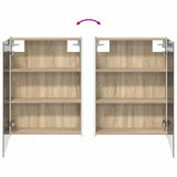 vidaXL Badkamerkast set 5 st Wit Bewerkt hout