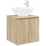 vidaXL Badkamerkast set 5 st Wit Bewerkt hout