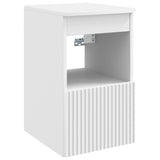 vidaXL Bathroom cabinet set 4 pcs White Engineered wood