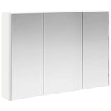 vidaXL Bathroom cabinet set 4 pcs White Engineered wood