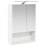 vidaXL Badkamerkast set 5 pcs Wit Bewerkt hout