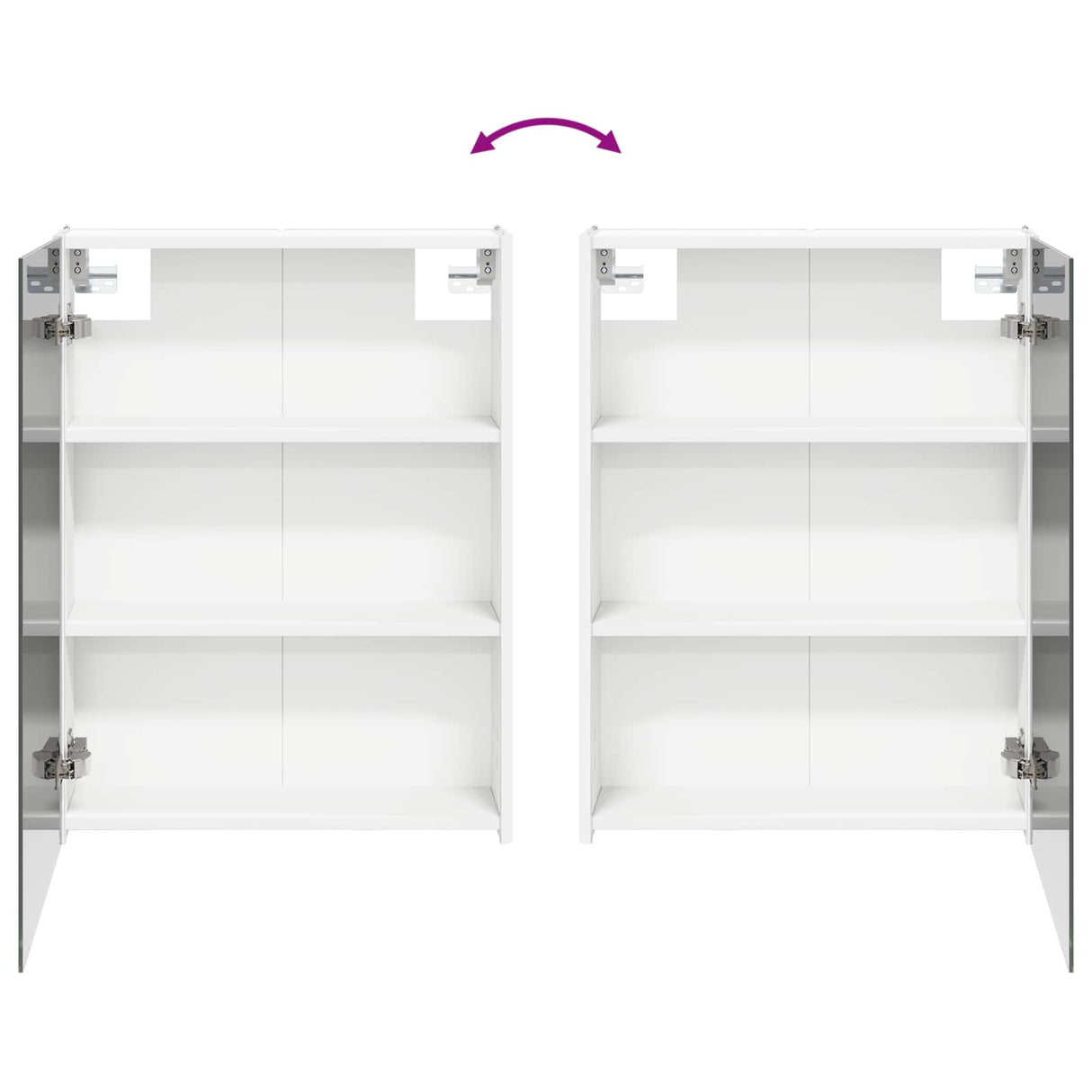 vidaXL Badkamerkast set 5 pcs Wit Bewerkt hout