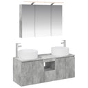 vidaXL Badkamerkast set 4 pcs Wit 100 x 14,5 x 70 cm Bewerkt hout