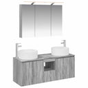 vidaXL Badkamerkast set 4 pcs Wit 100 x 14,5 x 70 cm Bewerkt hout