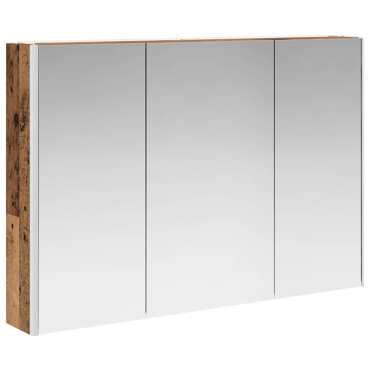 vidaXL Badkamerkast set 4 st Oud hout Bewerkt hout