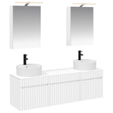 vidaXL Bathroom Cabinet Set 5 pcs White 50 x 14.5 x 70 cm Engineered Wood