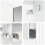 vidaXL Bathroom Cabinet Set 5 pcs White 50 x 14.5 x 70 cm Engineered Wood