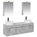 vidaXL Bathroom Cabinet Set 5 pcs White 50 x 14.5 x 70 cm Engineered Wood