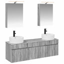 vidaXL Bathroom Cabinet Set 5 pcs White 50 x 14.5 x 70 cm Engineered Wood
