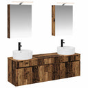 vidaXL Bathroom Cabinet Set 5 pcs White 50 x 14.5 x 70 cm Engineered Wood