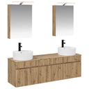vidaXL Bathroom Cabinet Set 5 pcs White 50 x 14.5 x 70 cm Engineered Wood