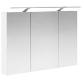 vidaXL Badkamerkast set 4 pcs Wit 100 x 14,5 x 70 cm Bewerkt hout