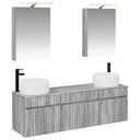 vidaXL Badkamerkast set 5 pcs Wit 50 x 14,5 x 70 cm Bewerkt hout