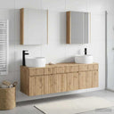 vidaXL Bathroom Cabinet Set 5 pcs Sonoma Oak Engineered Wood