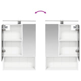 vidaXL Bathroom cabinet set 5 pcs White 50 x 14.5 x 70 cm Engineered wood