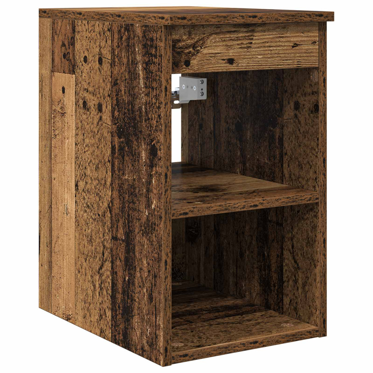 vidaXL Badkamermeubel Set 4 st Oud hout Bewerkt hout en glas