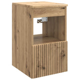 vidaXL Bathroom Furniture Set 6 Pieces Artisanal Oak Engineered Wood and Glass