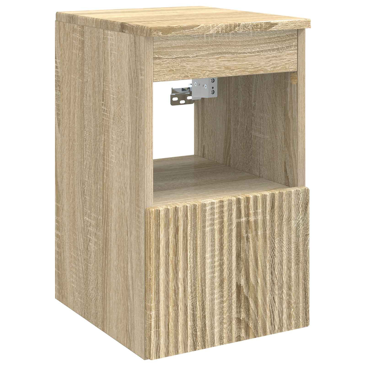 vidaXL Badkamermeubel Set 6 st Sonoma Eiken Bewerkt hout en glas