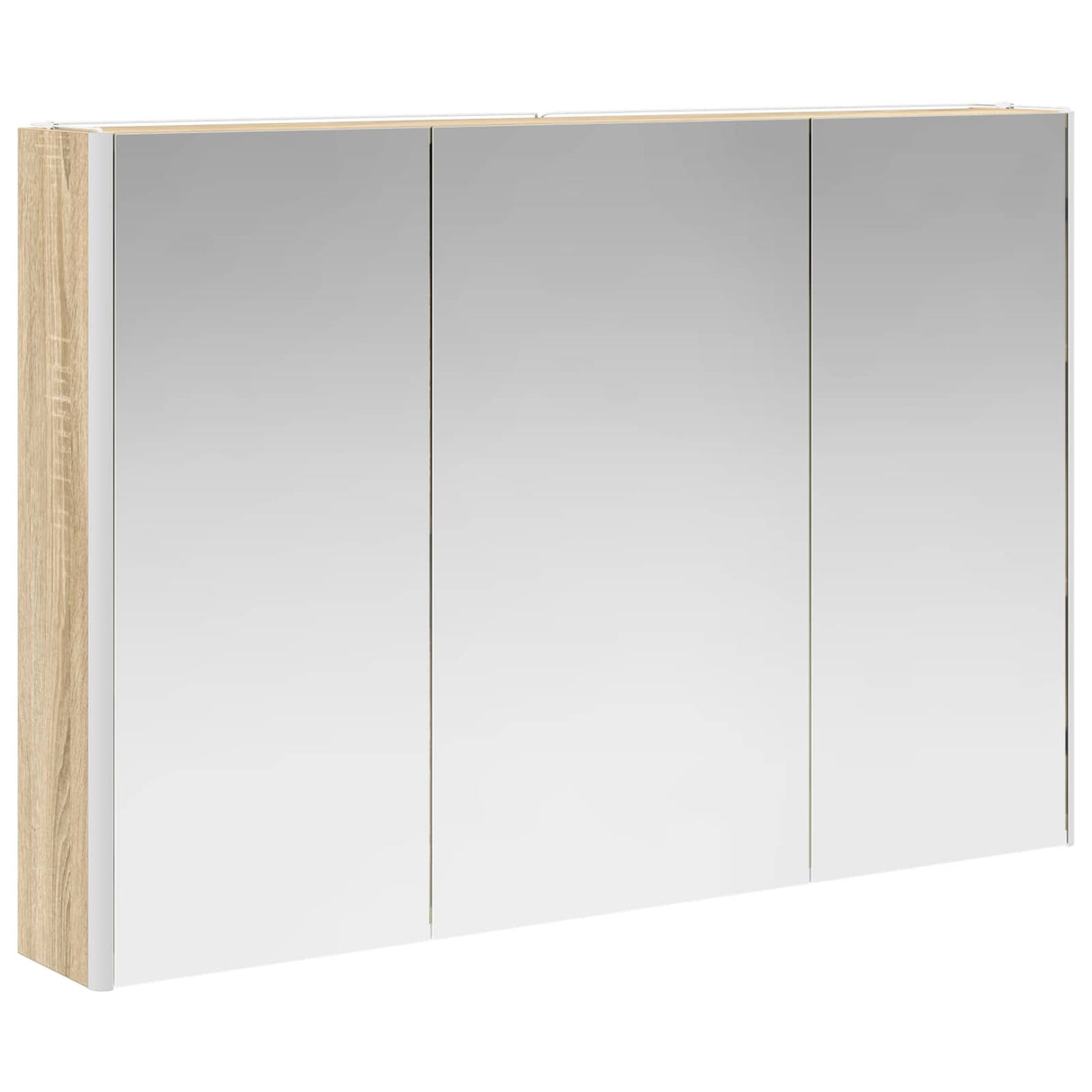 vidaXL Badkamermeubel Set 6 st Sonoma Eiken Bewerkt hout en glas