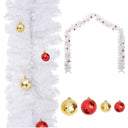 vidaXL Kerstslinger versierd met kerstballen 5 m