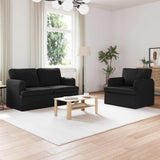 vidaXL Bank 2 pcs Lichtgrijs 144 x 80 x 85 cm Stof