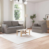 vidaXL Bank 2 pcs Lichtgrijs 144 x 80 x 85 cm Stof