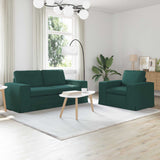 vidaXL Sofa 2 pcs Light grey 182 x 80 x 82 cm Fabric