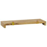 vidaXL Wandschappen 2 st 40x15x4 cm massief teakhout