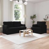 vidaXL Bank 2 pcs Lichtgrijs 144 x 80 x 85 cm Stof