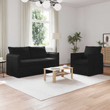 vidaXL Bank 2 pcs Lichtgrijs 136 x 82 x 85 cm Stof