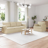 vidaXL Bank 2 pcs Lichtgrijs 144 x 80 x 85 cm Stof