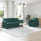 vidaXL Bank 2 pcs Lichtgrijs 136 x 82 x 85 cm Stof