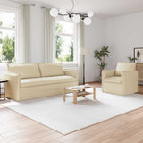 vidaXL Bank 2 pcs Lichtgrijs 136 x 82 x 85 cm Stof