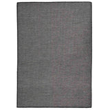 vidaXL Buitenkleed platgeweven 80x250 cm grijs