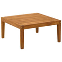 vidaXL Coffee Table Solid Acacia Wood Natural 60 x 60 x 30 cm