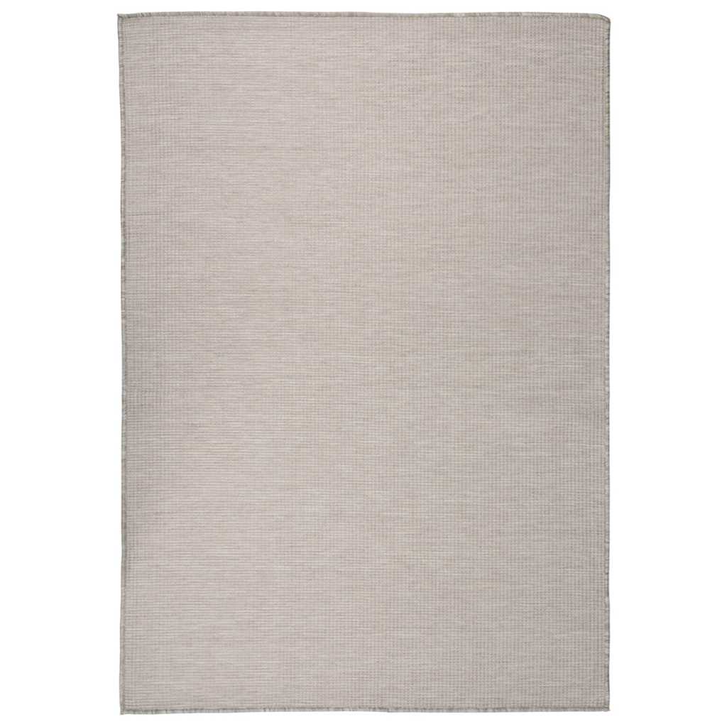 vidaXL Buitenkleed platgeweven 80x250 cm grijs