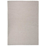 vidaXL Buitenkleed platgeweven 80x250 cm grijs